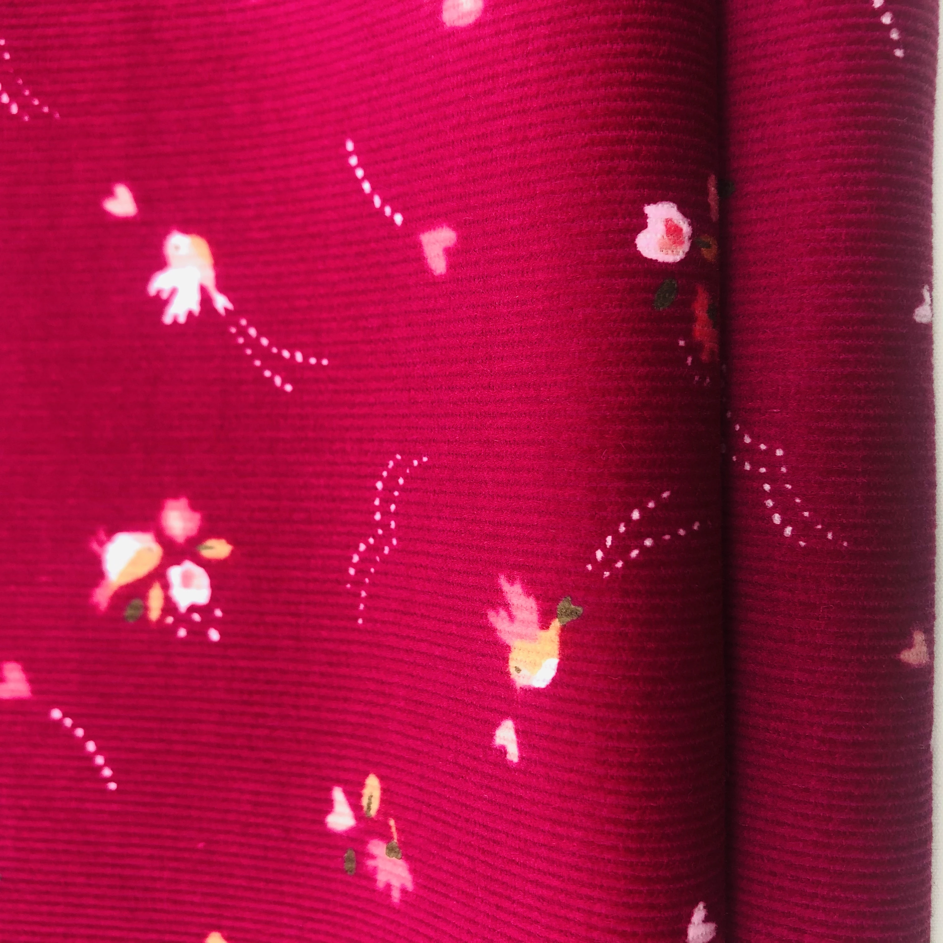 
 Оптовая продажа 21W реактивная печать 100% Хлопок прочное платье куртки одежда обивка Вельветовая ткань  