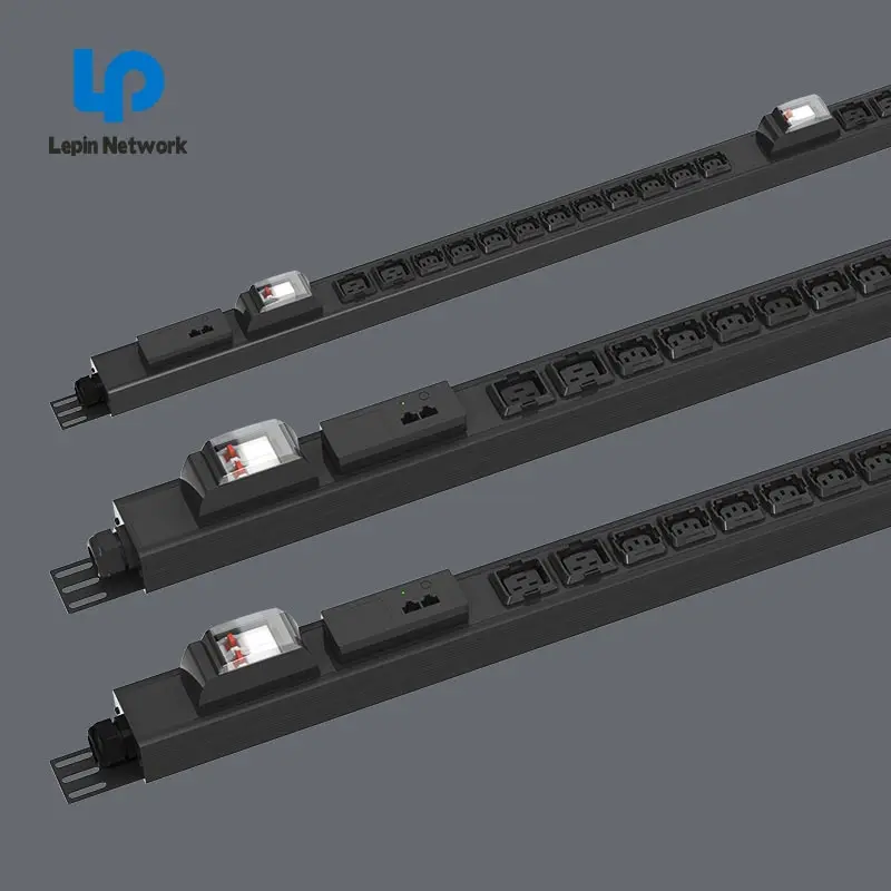 LEPIN Mater Smart Network Server Rack Cabinet Custom  PDU  C19  Meter Monitor Pdu Rack Power Distribution Unit for Data Center