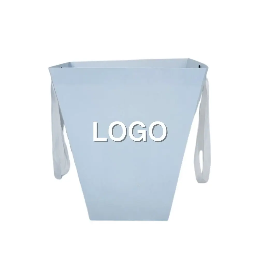 Alibaba.com: Custom Trapezoidal Flower Paper Bags with Logo Printing ...