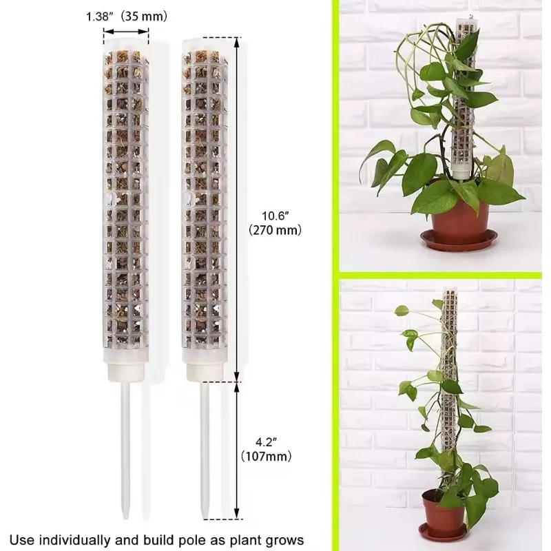 DD1420 Water Moss Plants Plastic Moss Poles Climbing Rods Support ...