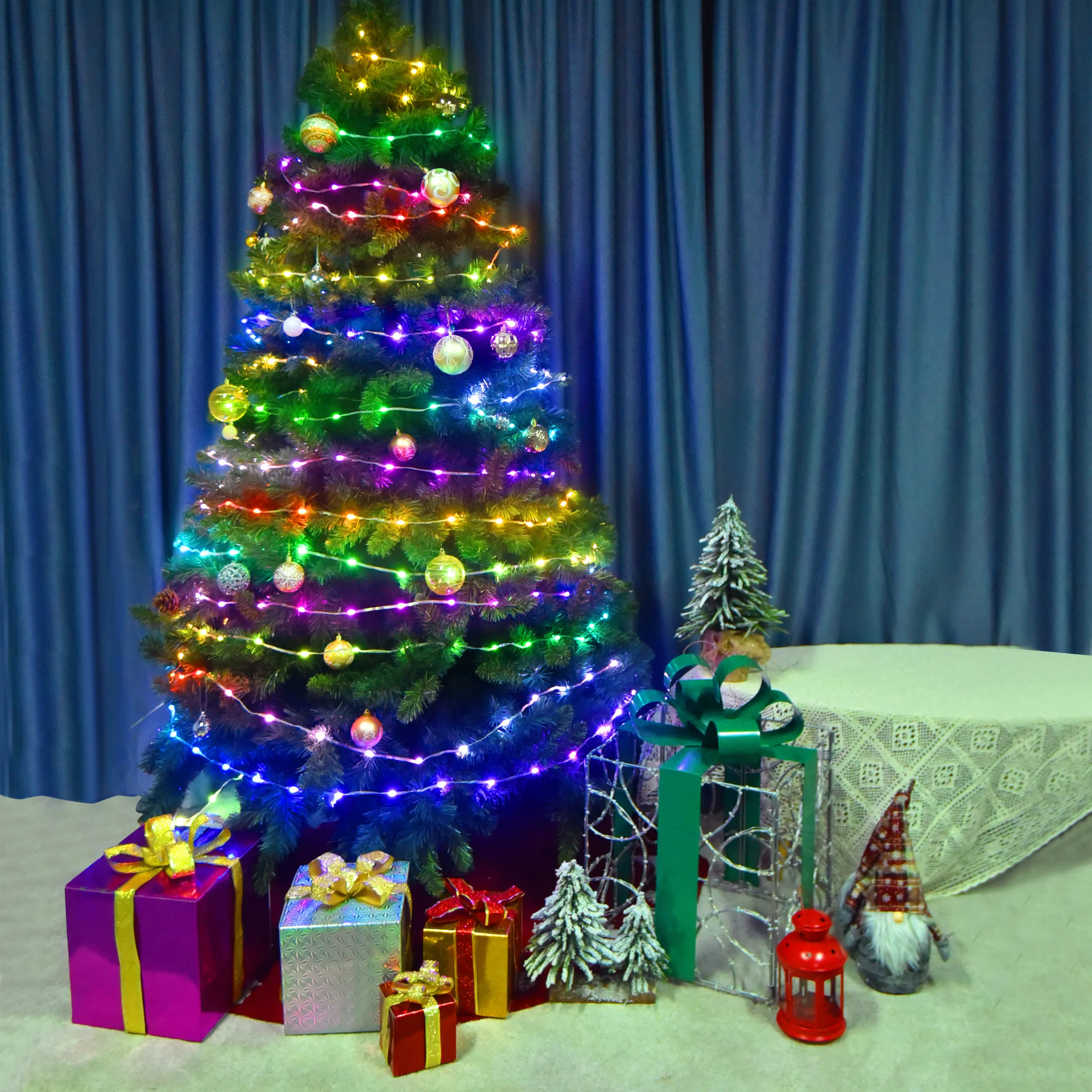 10m Usb Christmas Tree Led String Lights With Smart Ble App Remote Control Christmas Home Decor