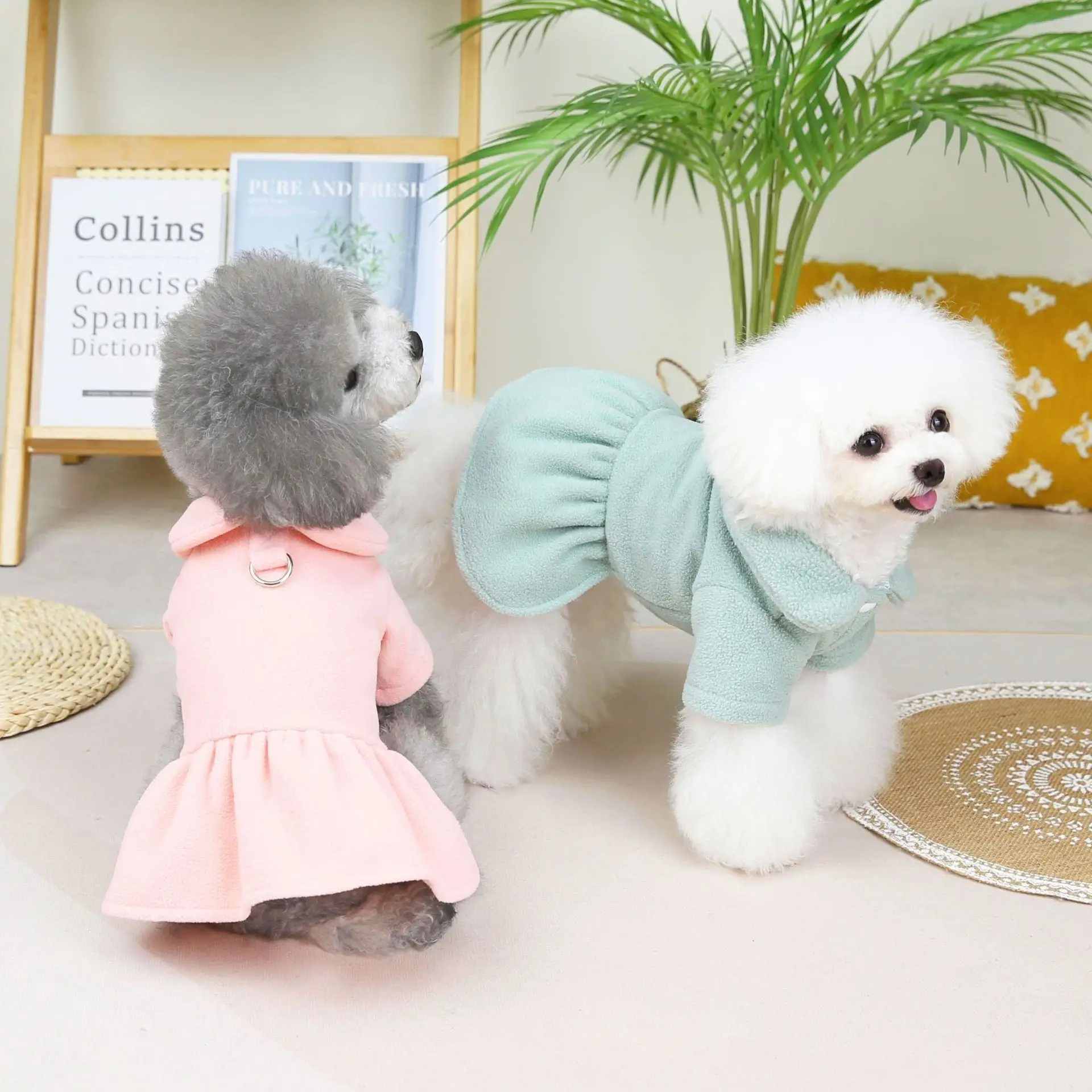 Hot Sale High Quality Lovely Autumn Winter Pet Clothes With Leash ...