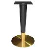 Gold -plated stainless steel and black