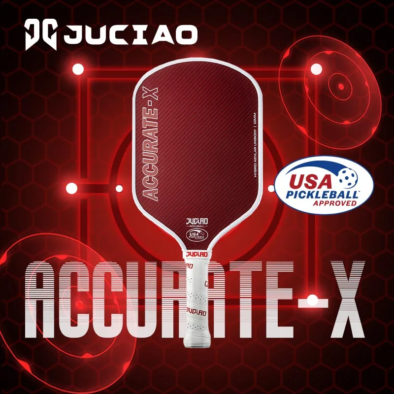 ピックルボール パドル JUCIAO RED BLACK Kevlar