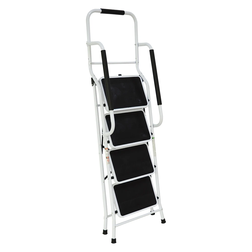 Four  Step Safety Ladder with Side Safety Rails