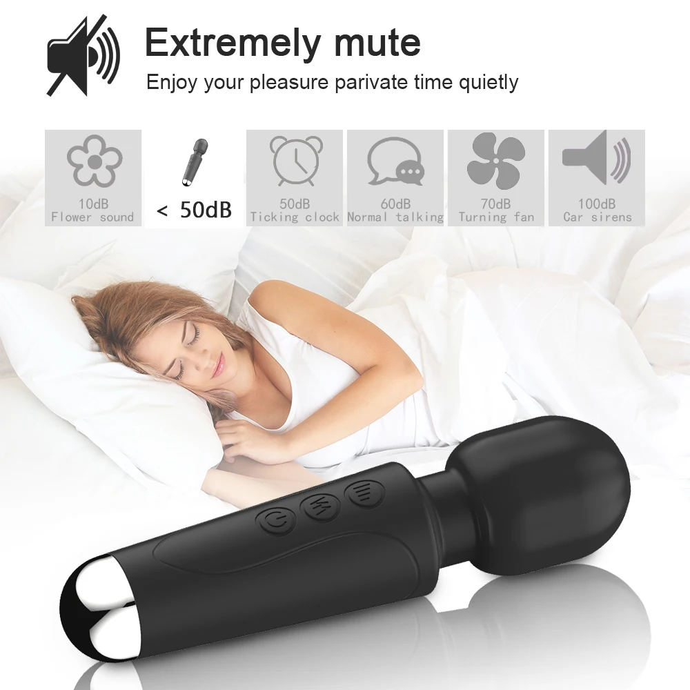 ALWUP Adults Powerful Stimulator Personal Magic AV Vibrator Wand for Clitoris Massager Goods Sex Toys for Adults Female