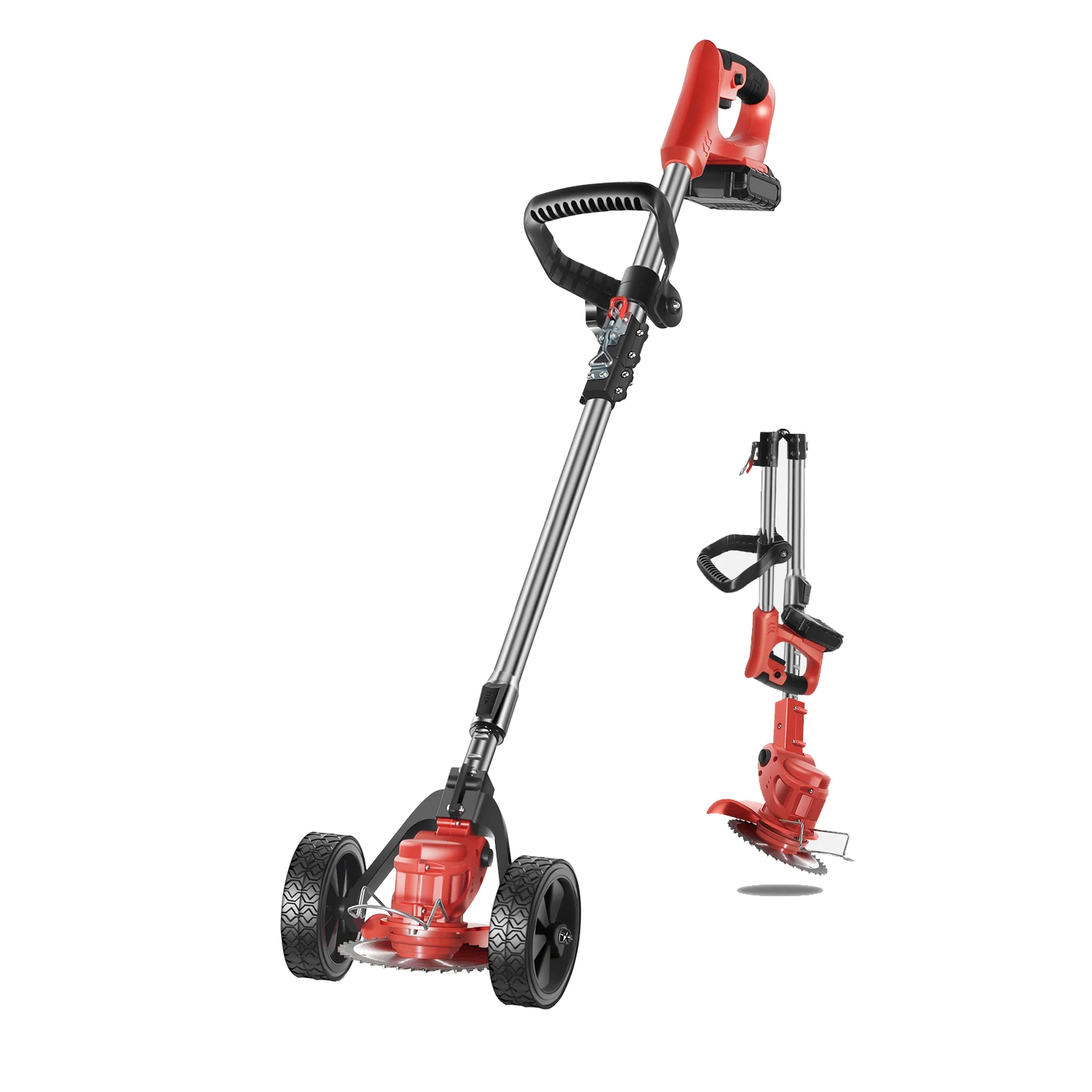 Portable And Foldable Battery Grass Trimmer Electric Brush Cutter Field