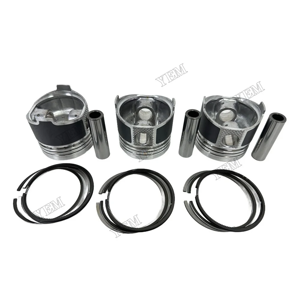 Cylinder Piston Kit With Ring Suitable for Mitsubishi L3C Engine Repair Kit 4