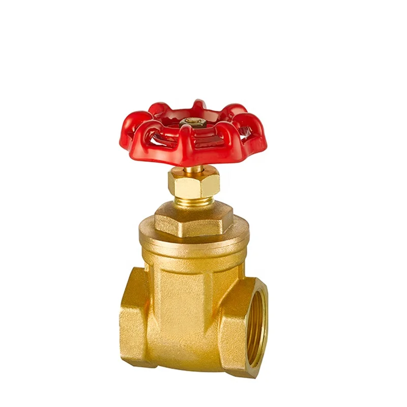 DN20 Forged Brass 1/2 Brass Gate Valve Flange And Female Thread Berat Zhejiang gate valve price list