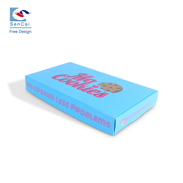 Factory Price Customized Eco friendly Material Donuts Cookie Packaging Art Paper Shipping Corrugated Box details