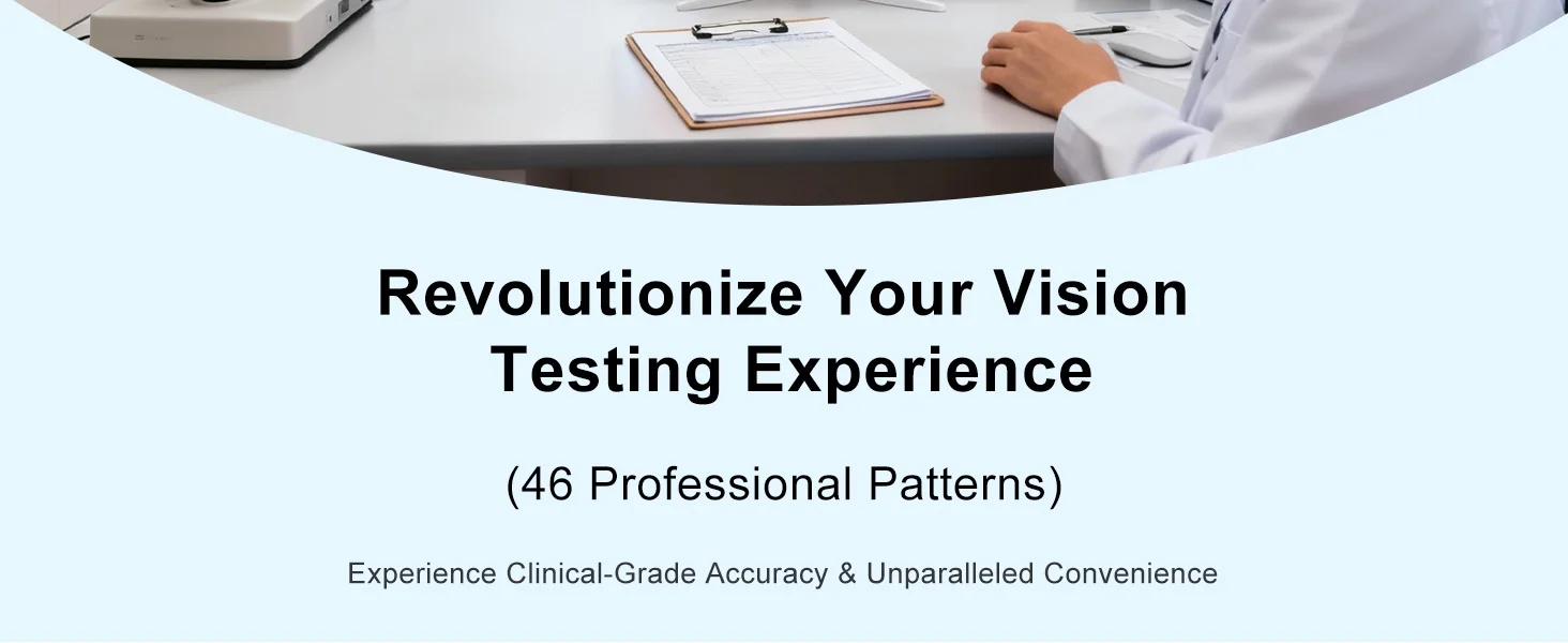 Portable Remote-Controlled Eye Chart Lcd Screen 185B LCD Acuity Monitor for Vision Testing