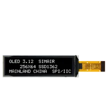 3.12-inch OLED Module,25664 Dot matrix Display,SPI Serial Port,White Light SSD1362