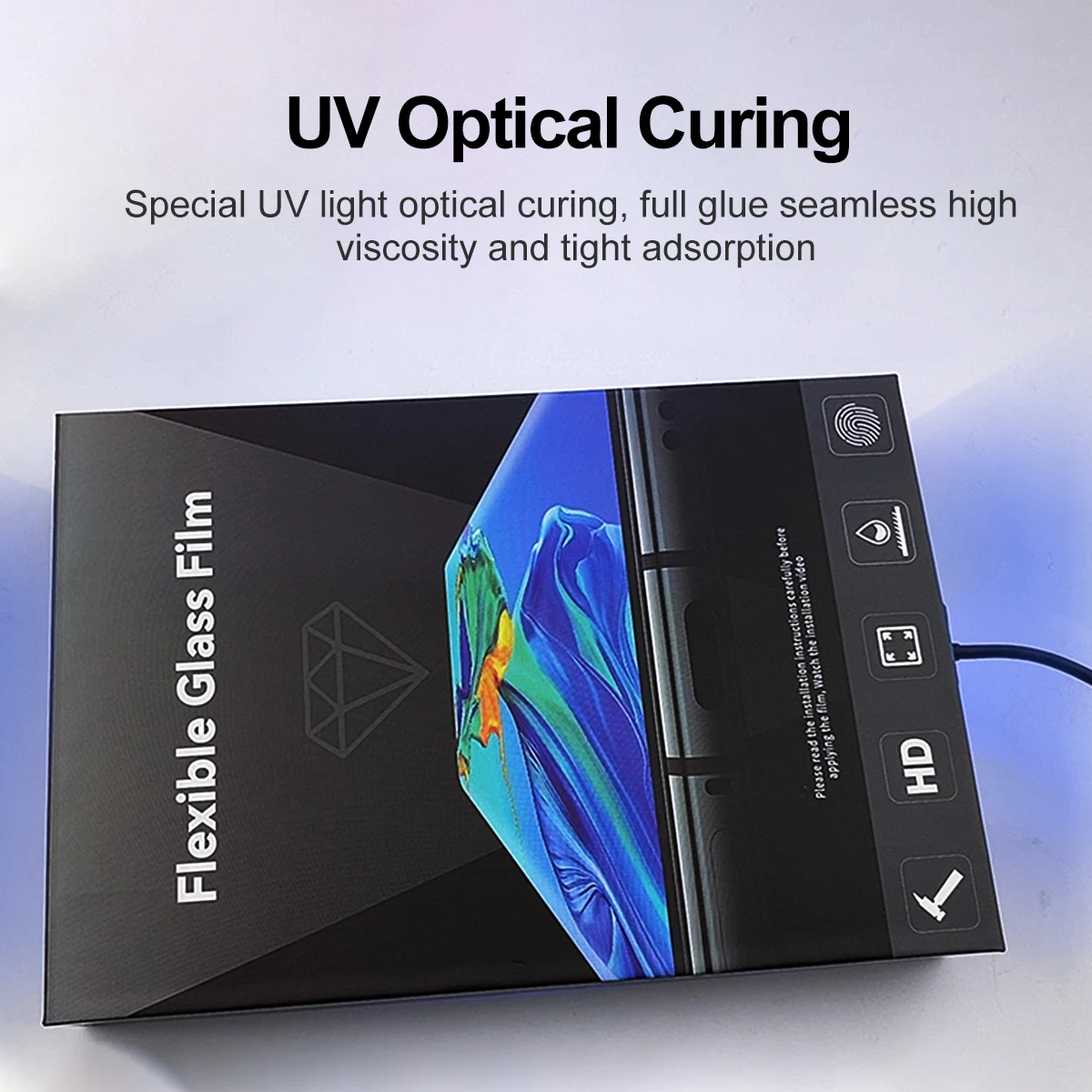 3d Uv Curing Tpu Screen Protector Mobile Uv Light Curing Film With Led Curing Machine details