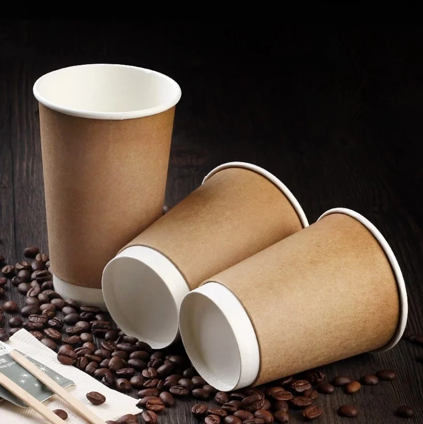 Tea Cup Paper With Logo 12 Oz Coffee Cups