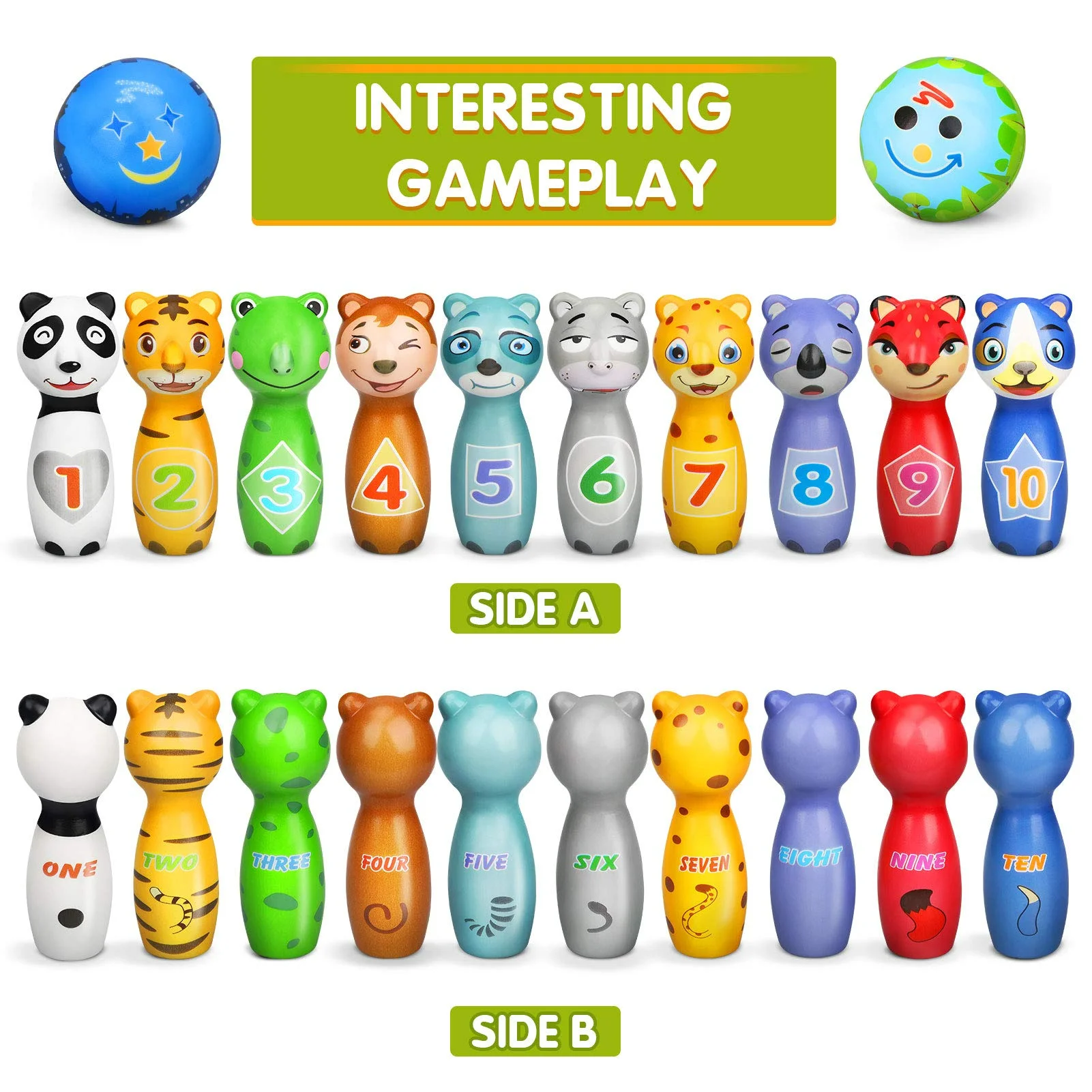 Набор для боулинга мини игрушки дома и улицы подарки игры набор