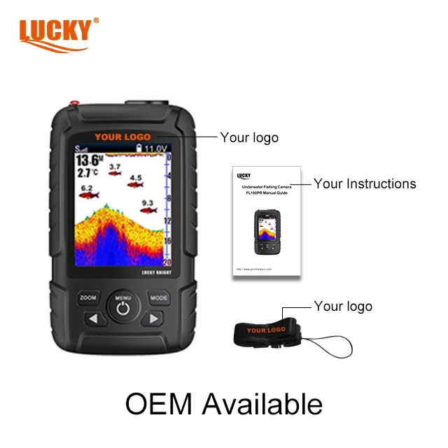 LUCKY FF718LIC-WT Echolot Handgerte 2-328 Ft / 4000mAh Batterie