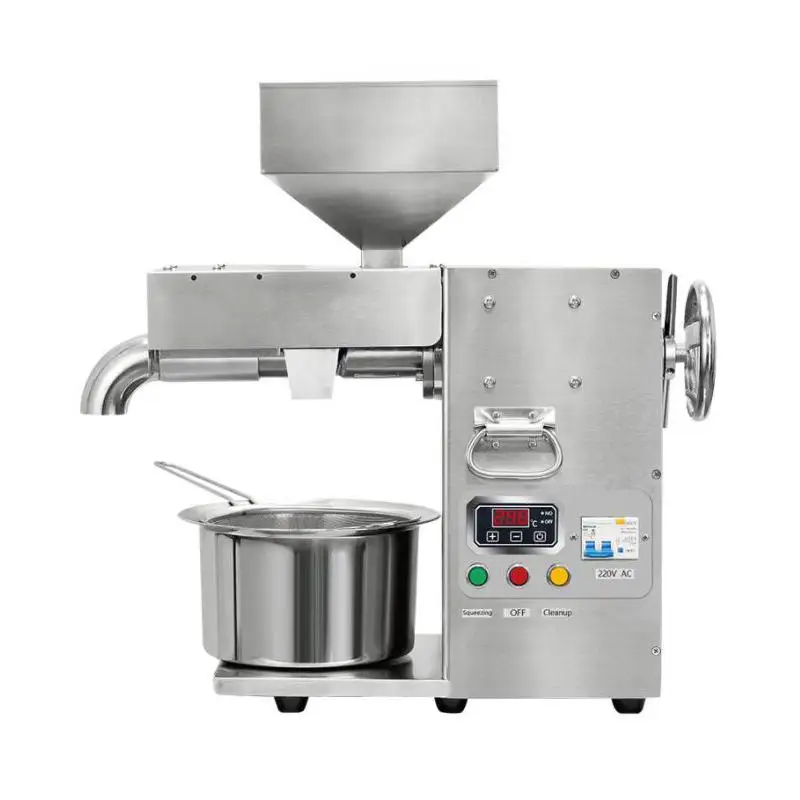 Многофункциональная автоматическая мини-машина для извлечения масла семян из нержавеющей стали холодного прессования пресс