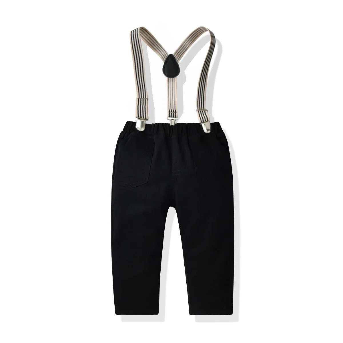 High Quality Infant Boys Baby Formal Clothes Set Suspenders Baby Boy