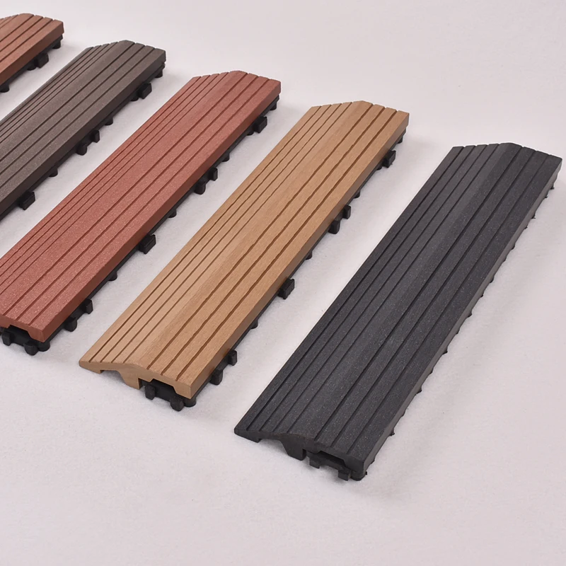 Straight Edge Ramps Composite WPC Interlocking Edges