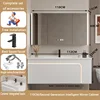 110Secondgeneration intelligent cabinet ceramic integrated basin