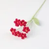 Lindas cuatro ramas de flores de myosotis sylvatica-Rojo vino