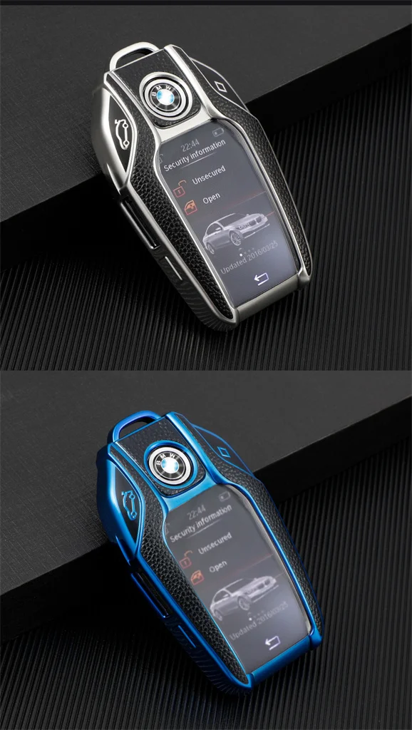 Car Remote Key Accessories Shell Fob Cover Protective TPU Car Key  Case  FIt For BMW 740Li 730 530L  X6  7 Series X7 X3 Cover 2