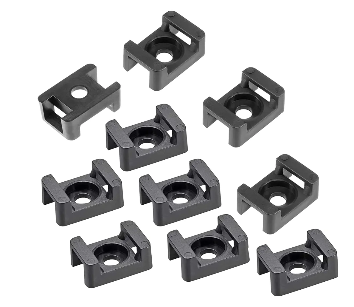 with Screw HC-01 Nylon66 Saddle Type Releasable 100mm Cable Clip Mounts