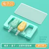 Naughty orange mold lid-popsicle stick-rabbit ice cream