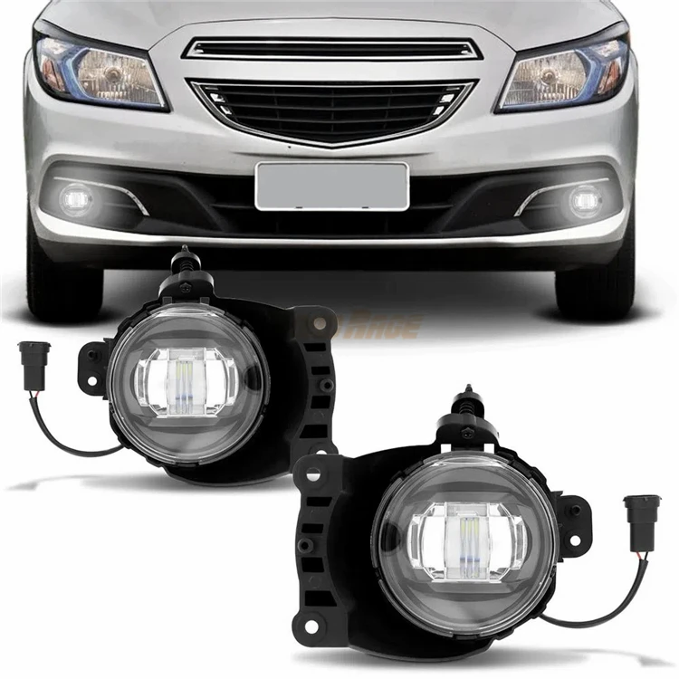 New LED Fog Light Driving Lamp for Chevrolet Onix Prisma Agile Cobalt Spin Sonic S10 Trailblazer Colorado
