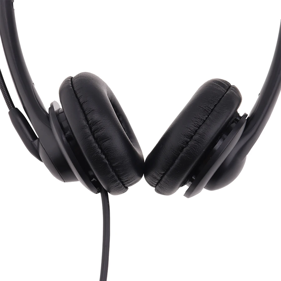 Mute Function Call Center USB Headset Noise Cancelling USB Call Center Headphone with Microphone for PC Computer