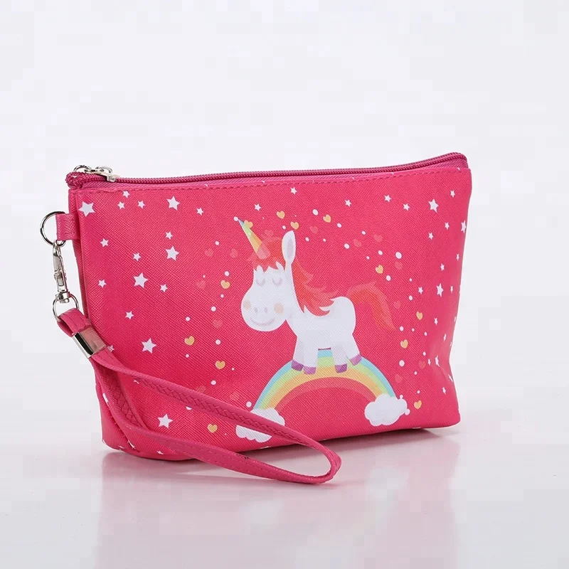 Cute Cartoon Unicorn Pattern Cosmetic Bag Makeup Pouch on Sale