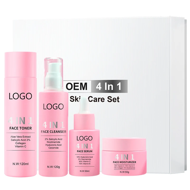 Wholesale 4 In 1 Skin Whitening Cream Set Vitamin C Dark Spot Removal