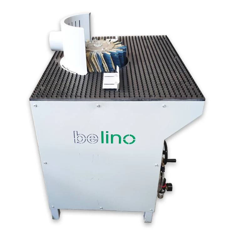 Belino Manual Vertical Wire Brush Sander Oscillation Sanding Machine for Irregular Wood