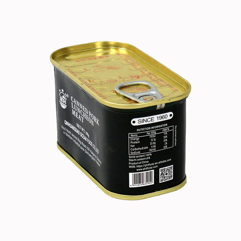 
Canned Pork Luncheon Meat Military Army food 
