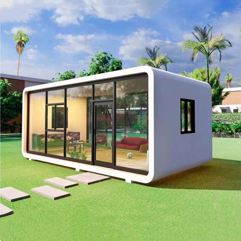 Mobile Modern Luxury Two Story Prefab Houses apple Pod Cabin Type ...