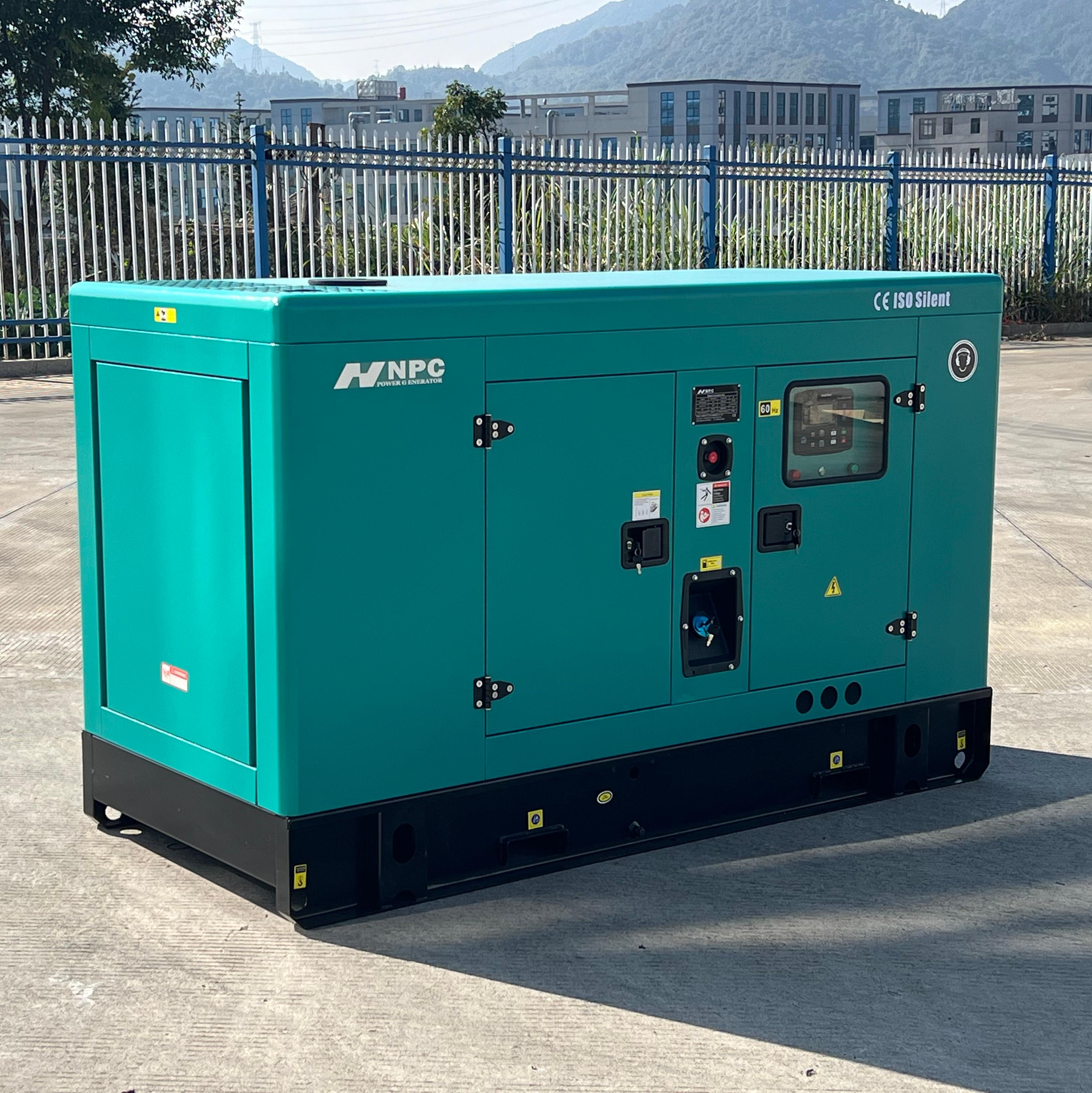 NPC Cummins Weichai ISUZU diesel Generator Set for 20kva 30kva 40kva 50kva 60kva 80kva 100kva Silent diesel Electric Generator