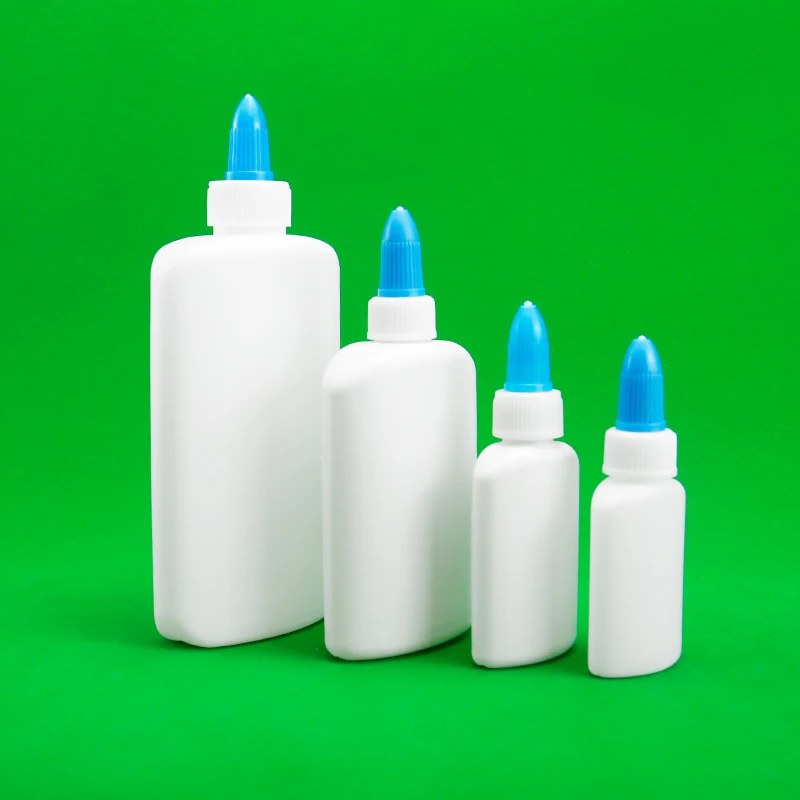 30ml 40ml 120ml 250ml  PP and PE white glues plastic bottle