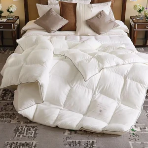Hilton Style Modern Quilted Winter Duvet Insert Soft Fluffy Warm Queen Size Home Hotel Use Premium Hotel Grade Polyester Filling