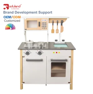 2026 Top Seller Children's Kitchen Pretend Play Set Custom Made Wooden Toys From China Factory Supply Best Price Christmas Gift