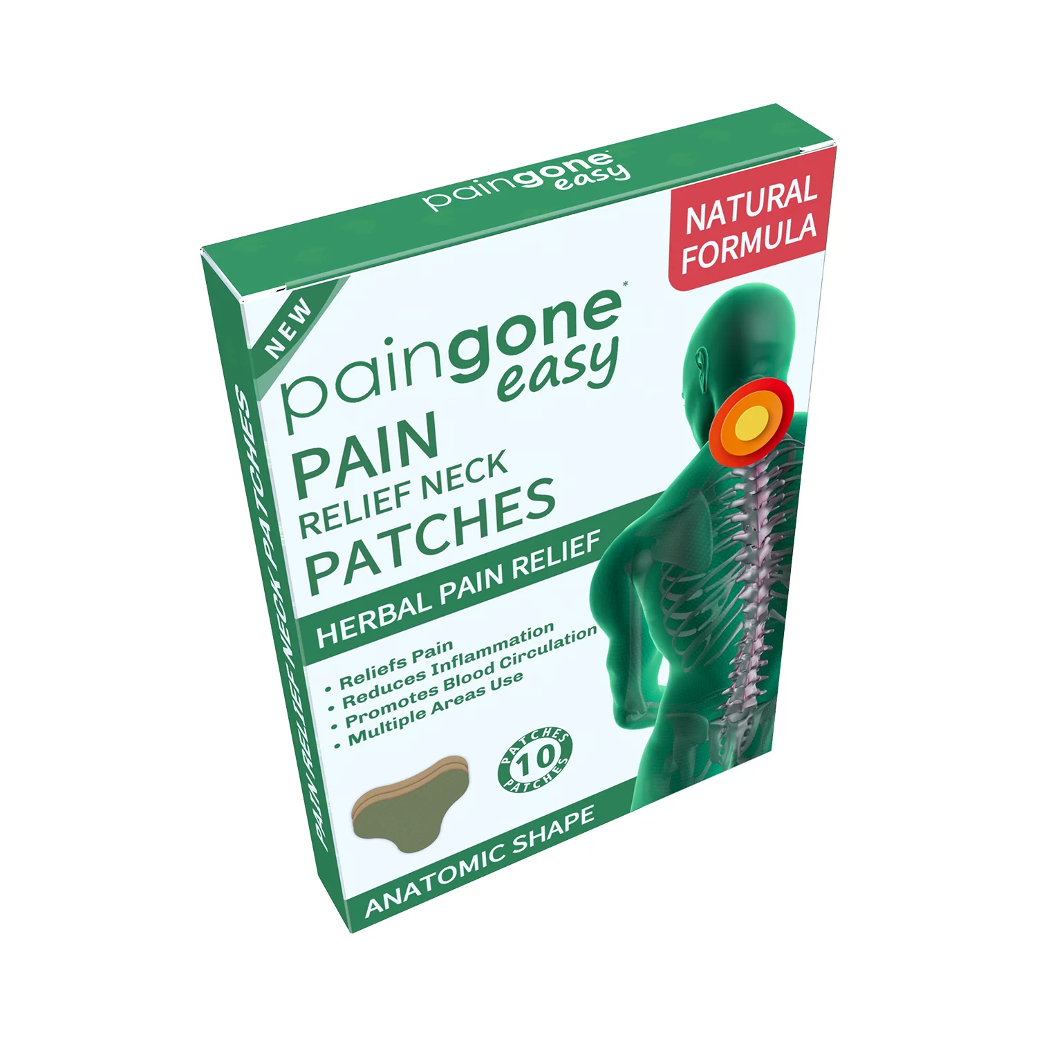 Paingone kolay pelin boyun yama meridyenler rahatlatıcı kemik aktive etiket omuz servikal Disk ağrısı için