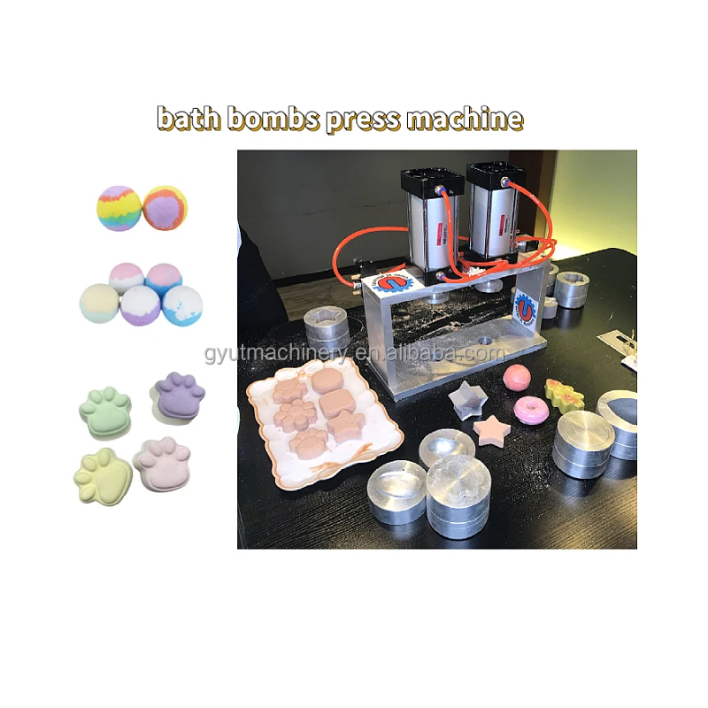 2023 Hot Sale Mini Pneumatic Fizzy Bath Bomb Machine Handmade Small
