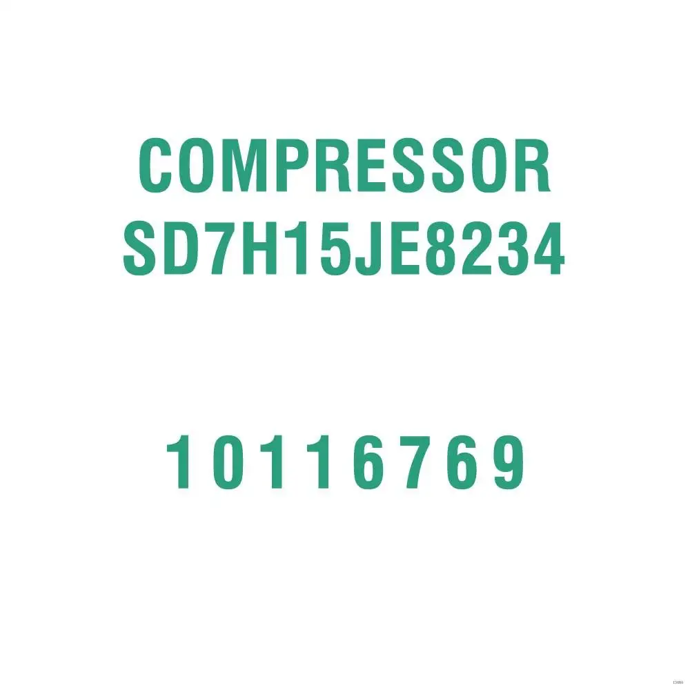 COMPRESSOR SD7H15JE8234 10116769 for Liebherr D936L Engine