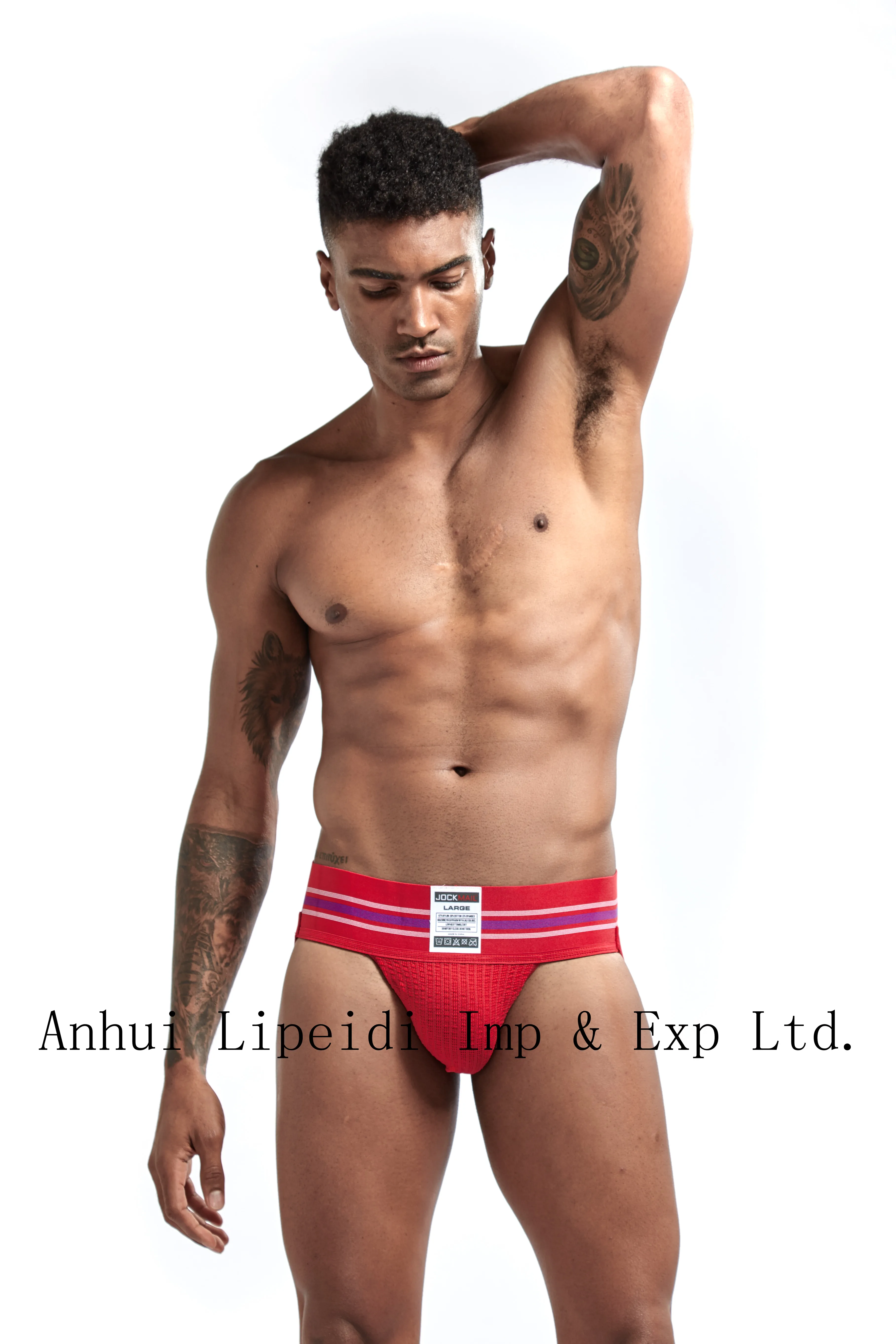 Design Your Own Logo European Man Fashion Strip Show Underwear High Stretch Nylon Boxer Briefs