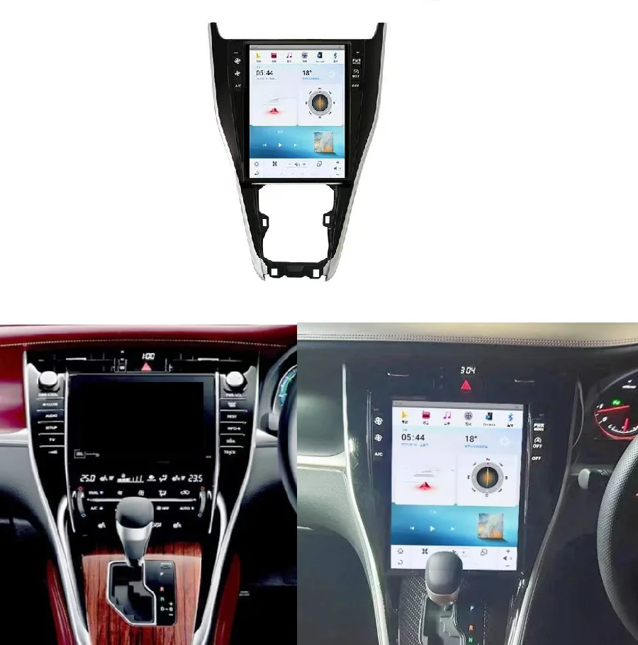 12.1" Tesla Screen Android 11 Car Radio for Toyota Harrier XU60 2013 - 2020 GPS Navigation Android Auto 360 Camera Video Stereo