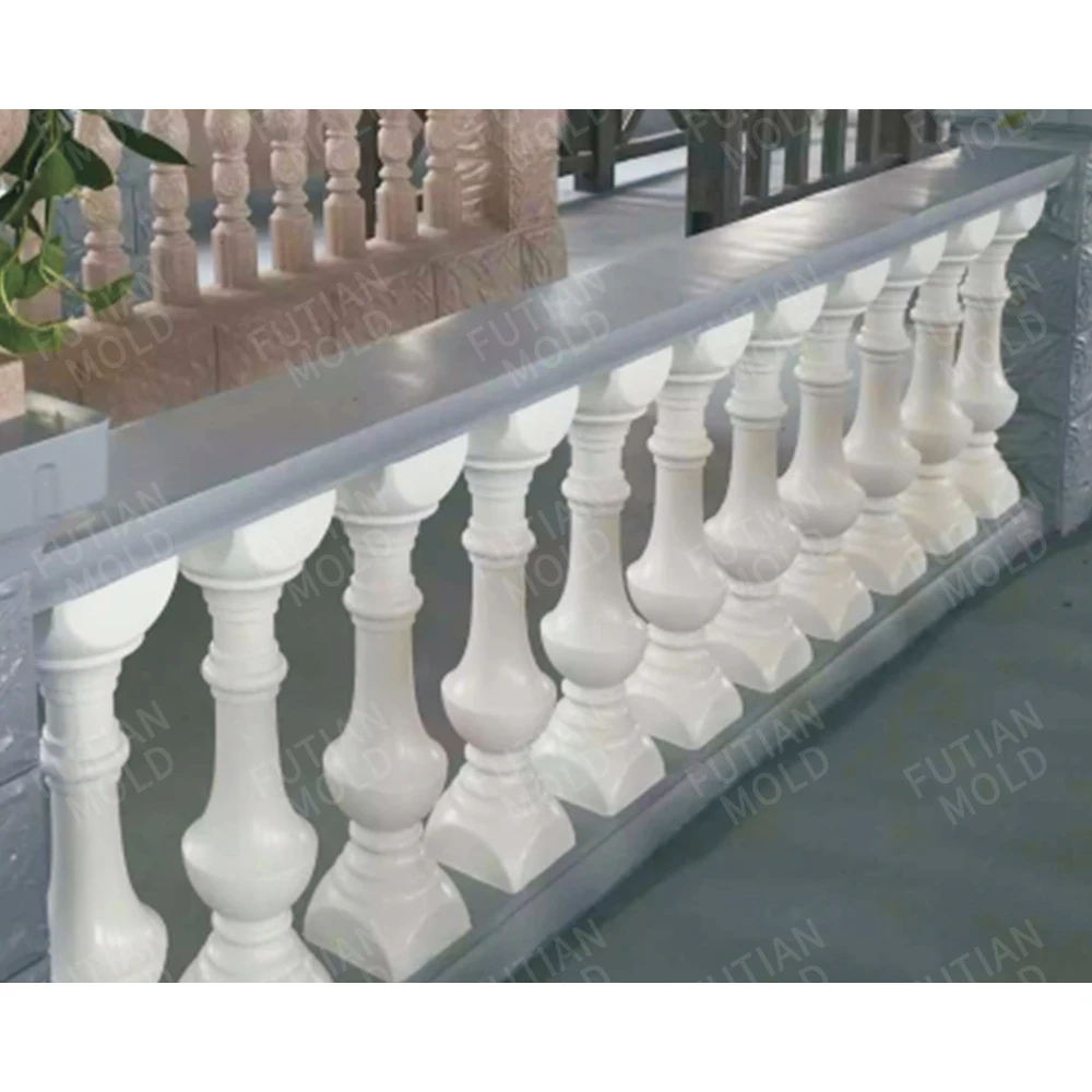 Futian Source Factory Ready Stock ABS Plastic Molde Para Balustrade Terrace Casting Baluster Mold Decorative Vase Mold