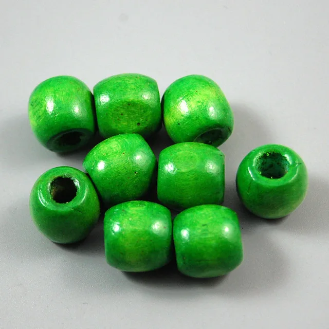 16mm 17mm colorful wooden beads large