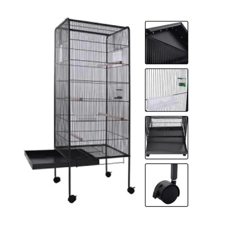 Metal Bird Aviary Parrot Cage Cockatiels Parakeets Animal Cage Bird ... - Parrot Nesting Structures For Large Parrot Aviaries