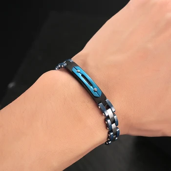 高品質カスタム品質スピリチュアルブルージルコン316ステンレス鋼