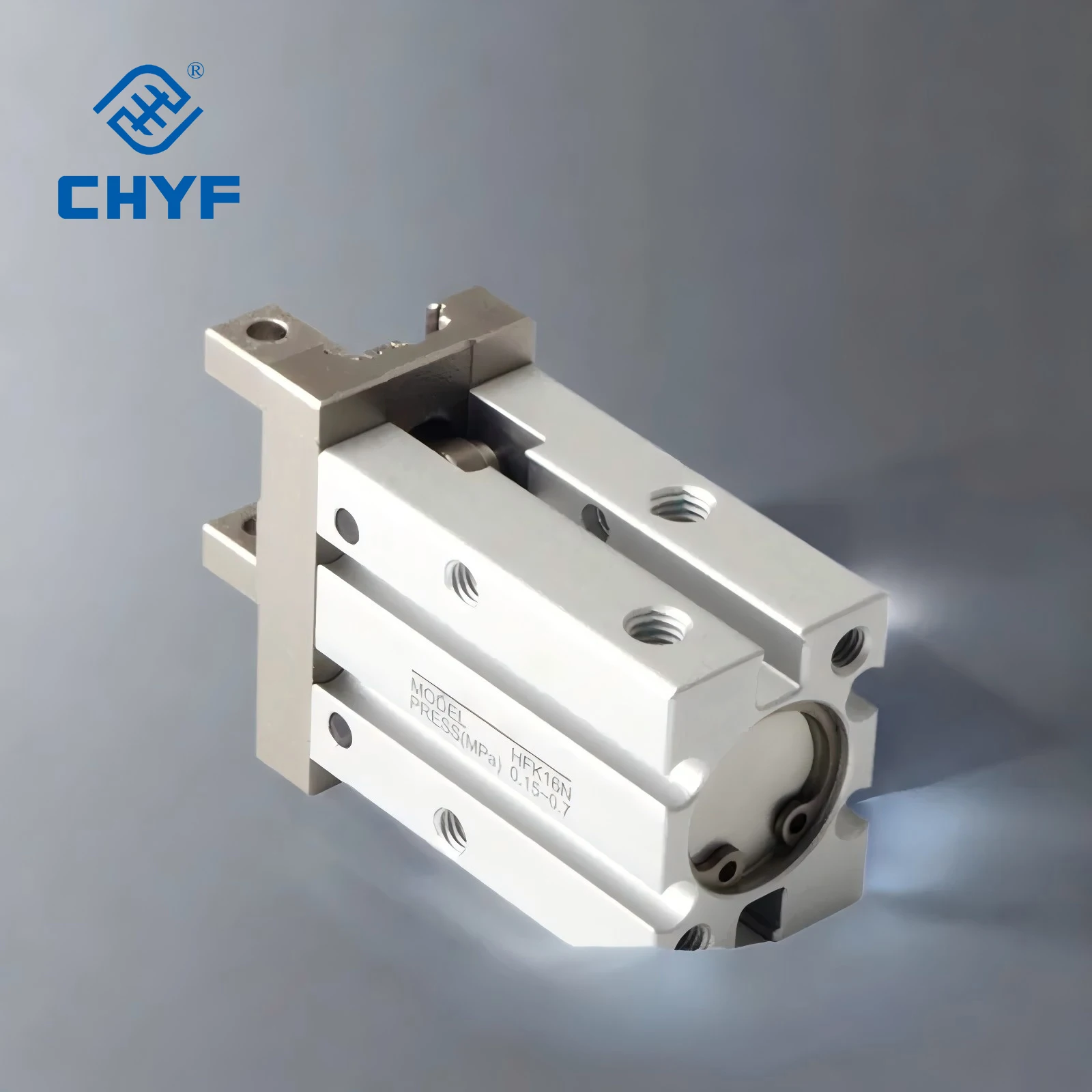 product airtac hfk series air gripper parallel style with guide track  roller bearing hfk10 hfk10b hfk10m hfk10n-8