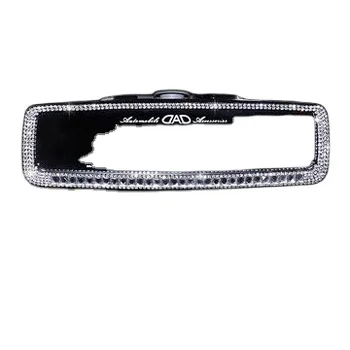 Bling Ciondolo Per Specchietto Retrovisore Auto A Cuore Con Strass - Set Con Clip Porta Occhiali - 4